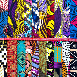 ハギレセット＊150枚組  生地  アフリカ布 アフリカン 小物作り ハンドメイド 手作り 手芸用品 布 no.2 3枚目の画像