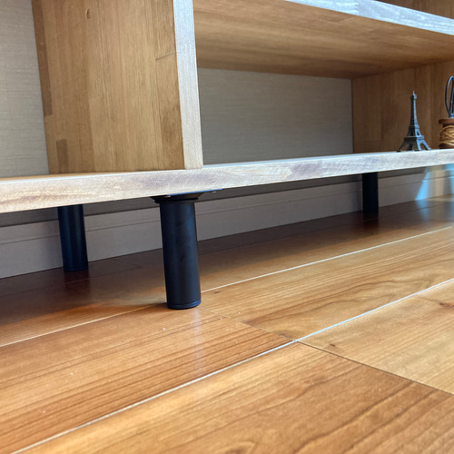 テレビボード　シェルフ Amazon｜Liszh- ローボードテレビ台褐色120cmウォールシェルフ