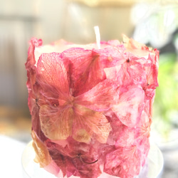 紫陽花のボタニカルキャンドル 6枚目の画像