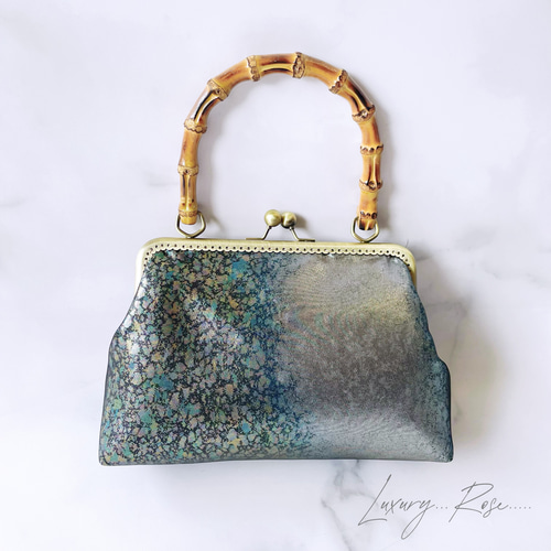 1点物新作！！神秘的な深海グラデーション♡希少上質箔加工高級帯  