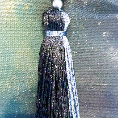 1点物新作！！神秘的な深海グラデーション♡希少上質箔加工高級帯  