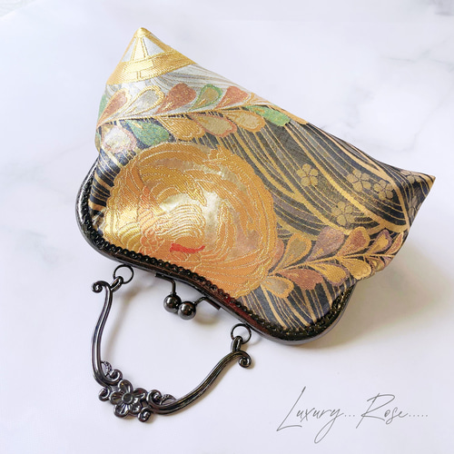 9月新作！数量限定希少ブラック金箔♡格の高い華紋柄の最