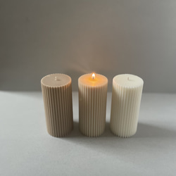 pillar candle -3set- 3枚目の画像