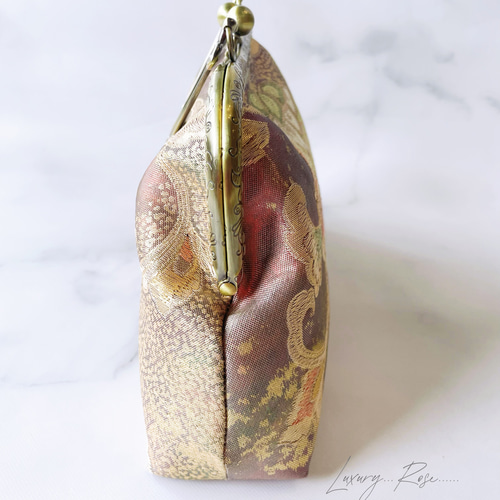 新作1点物！！幻想的なセピアパール箔の煌めき上品な高級西陣帯  