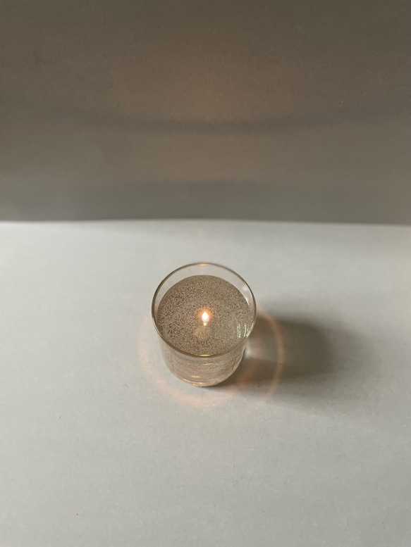 glass gel candle 2枚目の画像