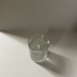 glass gel candle 4枚目の画像