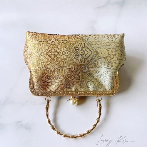 新作1点物！！京都西陣服部織物の幻想的なJewelry箔の煌めき上品  