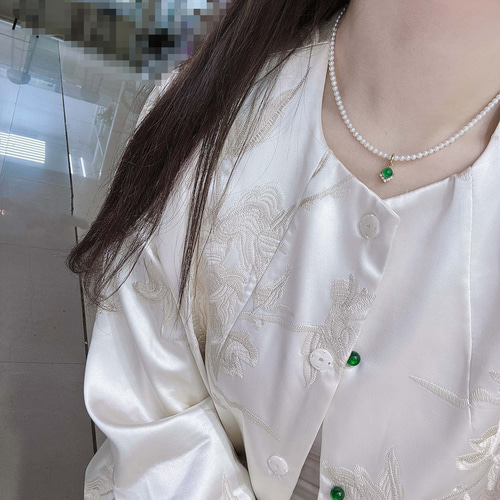 万能金具 エメラルドペンダントトップk18 ペンダントトップ パール  