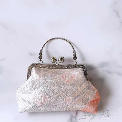 限定1点物♡本真珠加工！格の高い煌めき濃密刺繍のスノーホワイト 