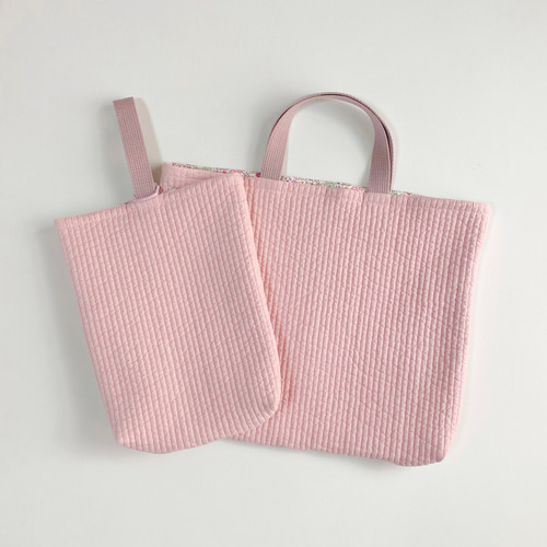 送料無料》 ヌビ 入園入学準備セット レッスンバッグ シューズ入れ