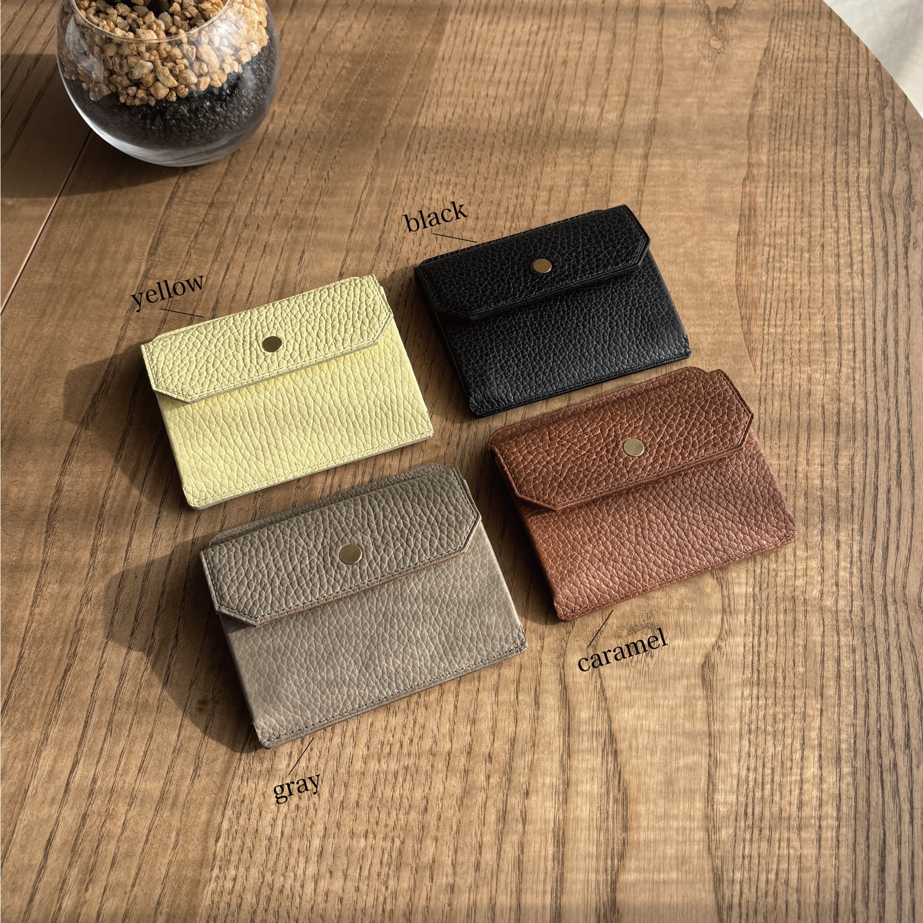 本革フラグメントケース【薄型財布】【キャッシュレス】【ミニ財布】【イタリアンレザーアドリア】