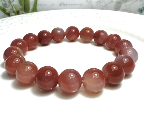 10mm＊塩原瑪瑙のブレスレット❣️❣️ ブレスレット うさちょこ