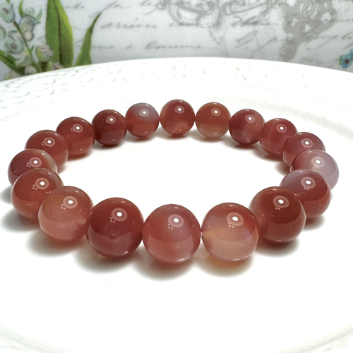 10mm＊塩原瑪瑙のブレスレット❣️❣️ ブレスレット うさちょこ