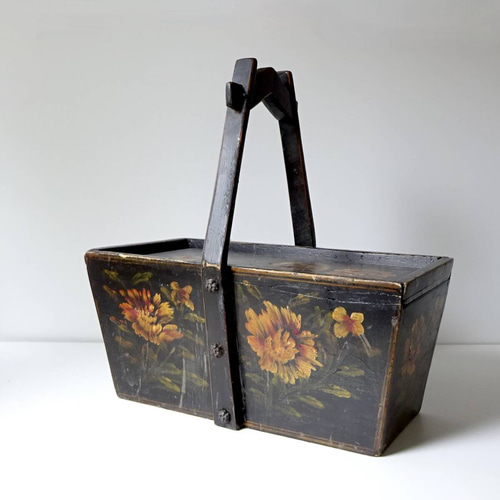 フランスビンテージソーイングボックス入りプレデーションボックス フランスビンテージソーイングボックス入りプレデーションボックス