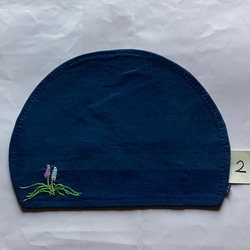 刺繍入り藍のランチョンマット(3) 7枚目の画像