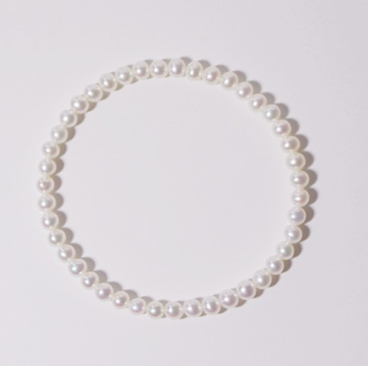 淡水パールのブレスレット バングル　真珠 淡水真珠 パール 　6月誕生石　夏の誕生石