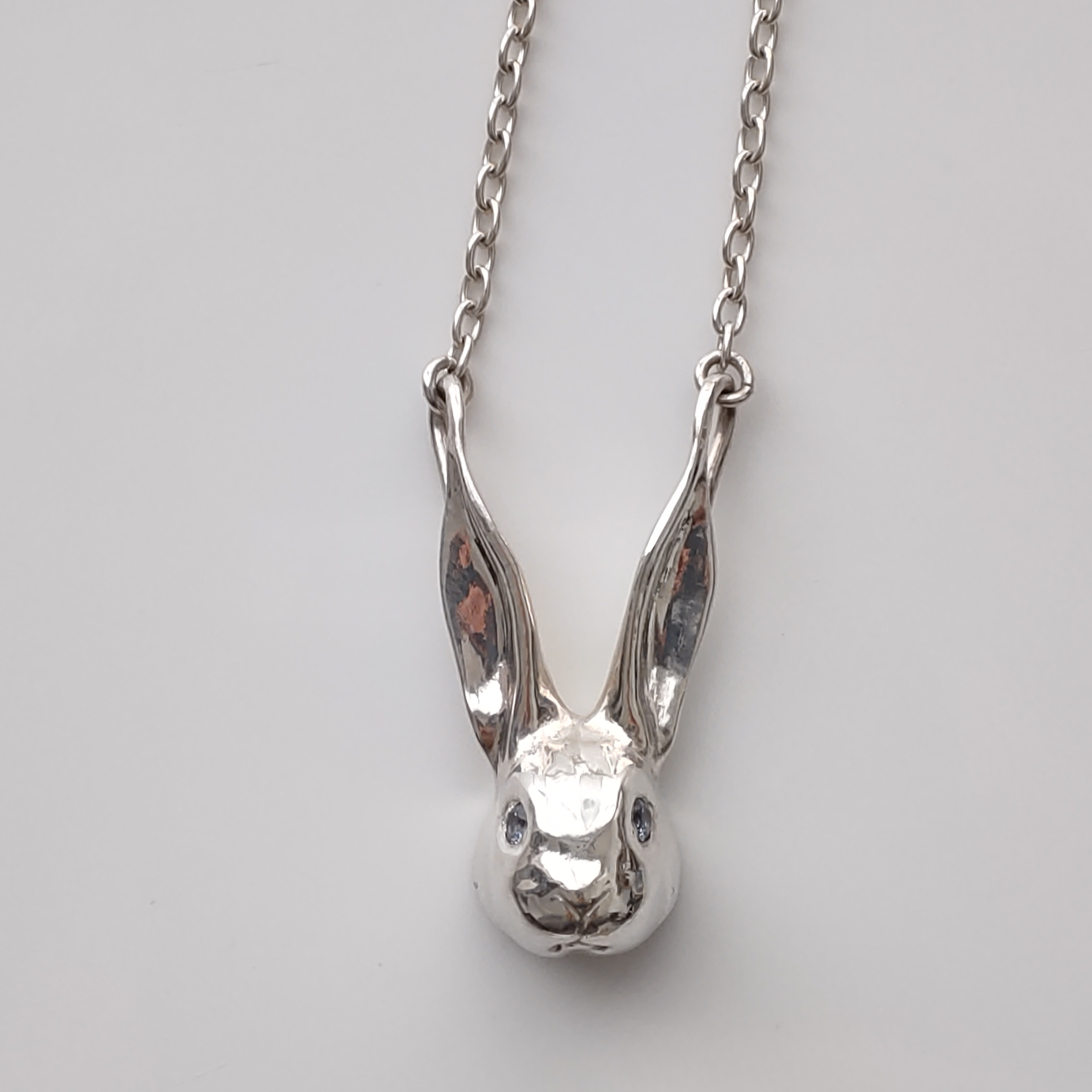 うさぎペンダント（ブルー）