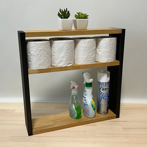ラスティックパイン】トイレ・収納・トイレラック・トイレ収納