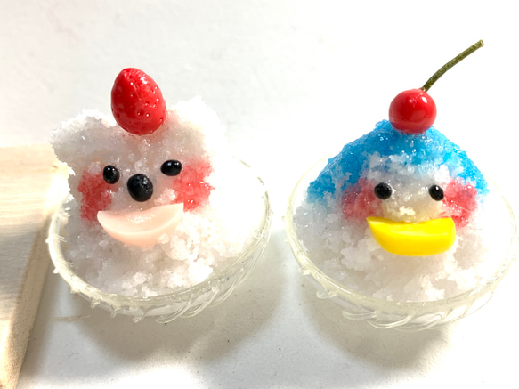 ☆ペンギンかき氷と白クマかき氷(受注生産) 4枚目の画像