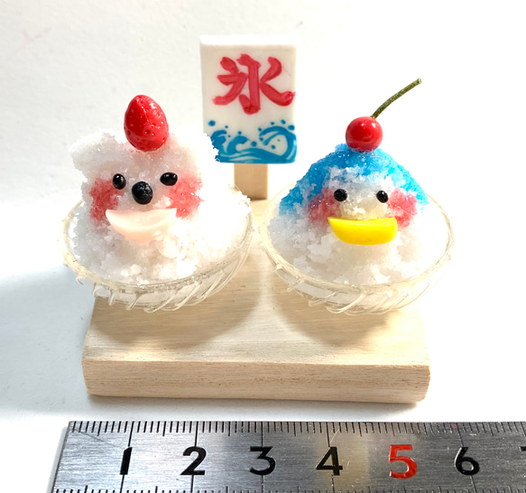 ☆ペンギンかき氷と白クマかき氷(受注生産) 2枚目の画像