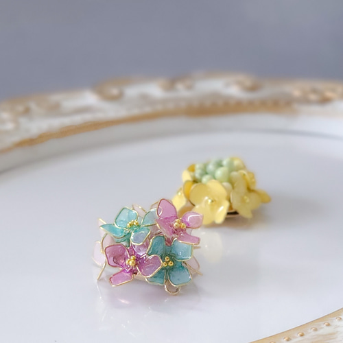 紫陽花】アンブレラマーカー / 梅雨・傘・チャーム・目印・マイボトル