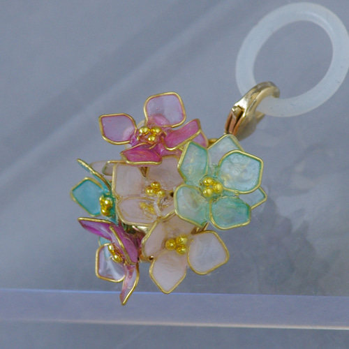 紫陽花】アンブレラマーカー / 梅雨・傘・チャーム・目印・マイボトル