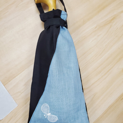 ミナペルホネンハンドメイド折り畳み日傘収納袋付き 4枚目の画像