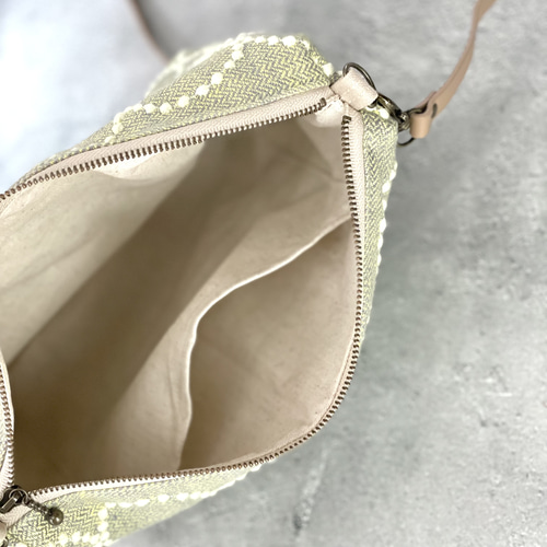 ⚮̈ミナペルホネン tambourine yellow ボディバッグ ショルダーバッグ  