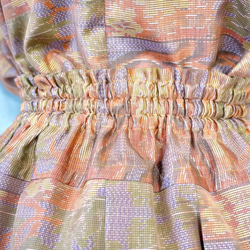 着物リメイクセットアップ&ストール〜四季で心地良い上質紬素材〜kimono remake setup & stall 5枚目の画像