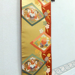[(16)1934] 日式圖案80cm/花卉圖案/掛毯、桌布等/日式/腰帶重製 第2張的照片