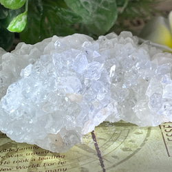 天使の水晶✨　スチルバイト共生　アポフィライト　ラフストーン　原石　クラスター 4枚目の画像