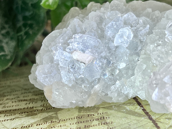 天使の水晶✨　スチルバイト共生　アポフィライト　ラフストーン　原石　クラスター 7枚目の画像
