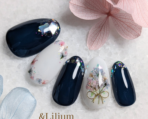 花ネイルチップ ed989d6cdd133800d9bd81d6d649b6