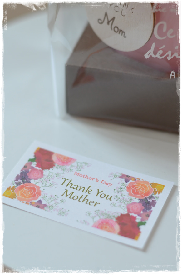 【Creema限定】フェイクウォーター・ニュアンスピンクのバラとワイン色の紫陽花のミニブーケ　　 13枚目の画像