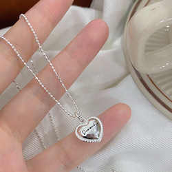 名入れ♡ハート キラキラ 誕生石✨ネックレス イニシャル シルバー925も可能 2c3034f41a15c4b9dc6692933d4e26