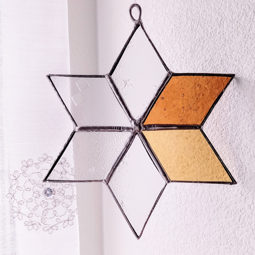 ステンドグラス　アンティーク　パネル　サンキャッチャー ステンドグラス アンティーク パネル サンキャッチャー