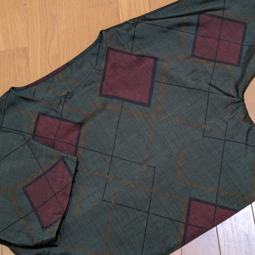 SOLD お値下げ中 着物リメイク ブラウス 大島紬 FREE SIZE