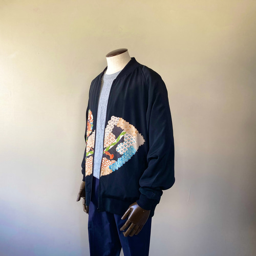 黒留袖から,XL,1点物,スカジャン,父の日ギフト,おしゃれなパパに