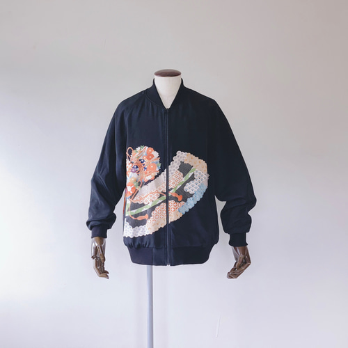 黒留袖から,XL,1点物,スカジャン,父の日ギフト,おしゃれなパパに