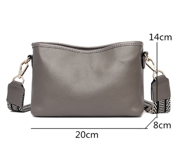 女性用ベルト付き本革バッグ,無地の牛革のショルダーバッグ,女性用の高級電話バッグと財布,2024 4枚目の画像