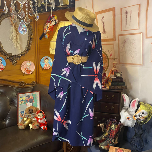 浴衣5点おまとめ売り　踊り　和装小物リメイク 浴衣5点おまとめ売り踊り和装小物リメイク
