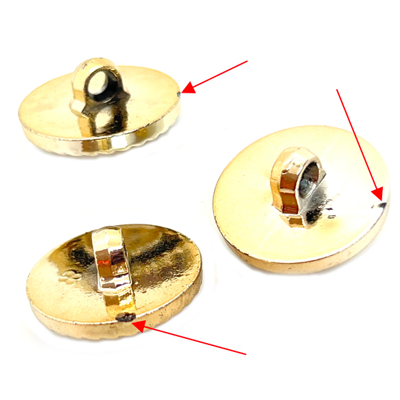 【1 件】紐帶 ★d/黑色/21.5mm★珍珠裝飾扣環 柄紐帶 塑膠紐帶 凸圓形髮帶 第6張的照片