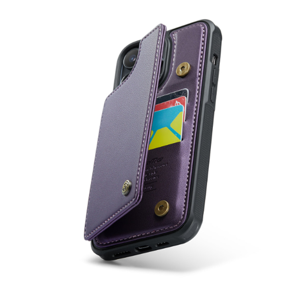 iphoneケース全機種対応　手帳型スマホケース　iPhone 12 15Pro  カード収納 12 14 SE 10色 5枚目の画像