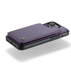 iphoneケース全機種対応　手帳型スマホケース　iPhone 12 15Pro  カード収納 12 14 SE 10色 3枚目の画像