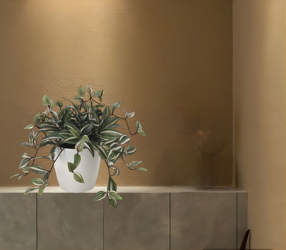 光触媒　人工観葉植物　ウォールグリーン　フェイクグリーン　トラディスカンティア 2枚目の画像