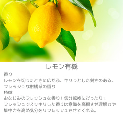 【爽快レモン】ブレンドアロマオイル 3枚目の画像