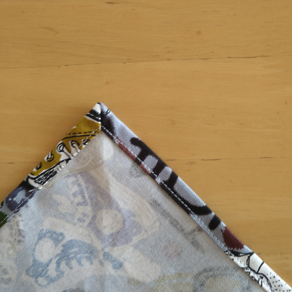 ハンドメイド子供用三角巾小さめサイズ 3枚目の画像