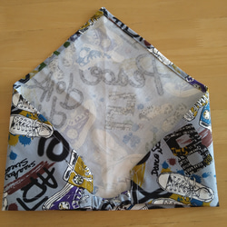 ハンドメイド子供用三角巾小さめサイズ 2枚目の画像