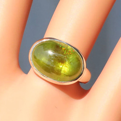 SILVER 2.235ctウォーターオパール 天然石リング フリーサイズ誕生石