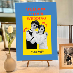 A4・A3・A2パネル】ウェルカムボード/4色から選べます/アメリカン